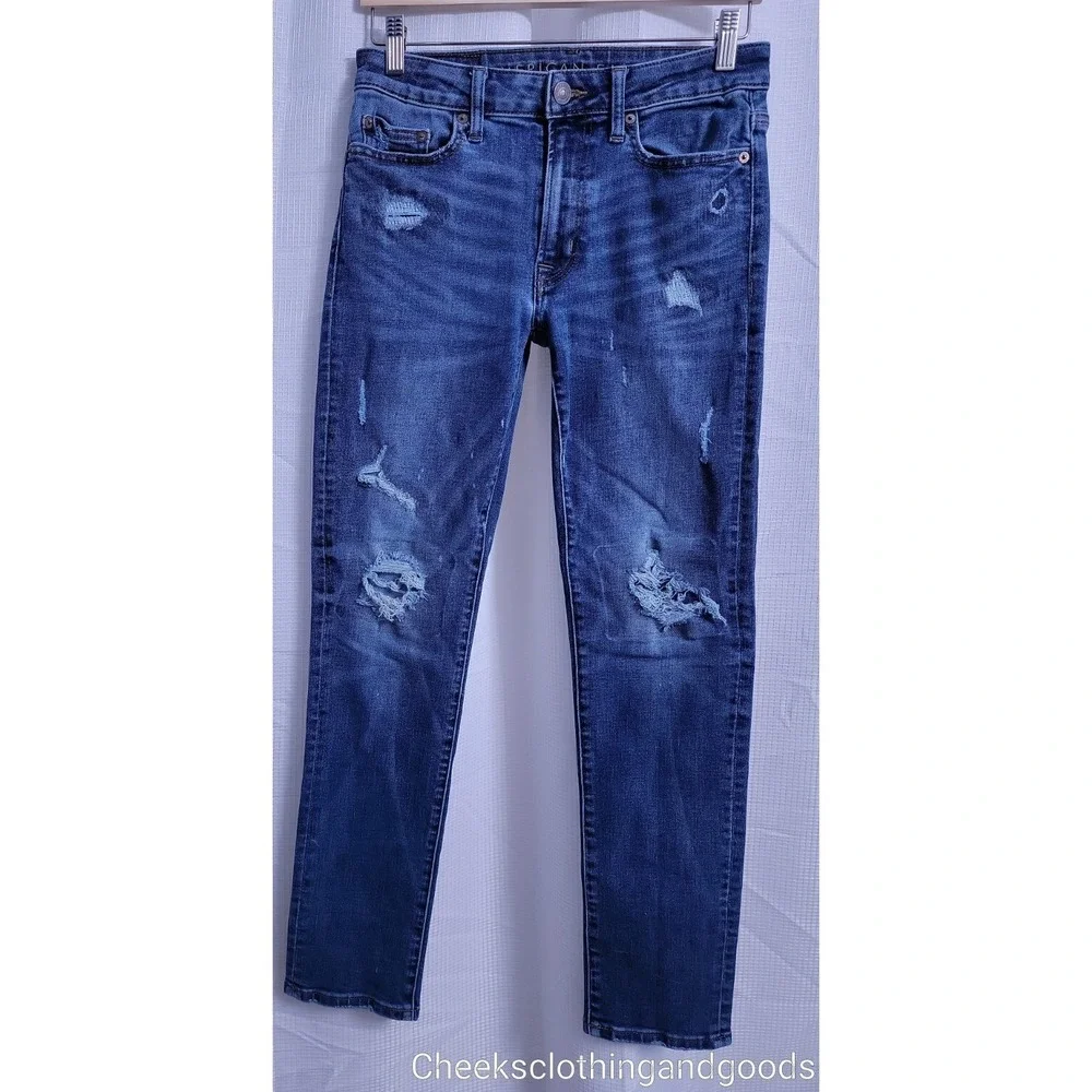 American Eagle Slim Distressed Next Level Airflex Jeans Men's 29x30